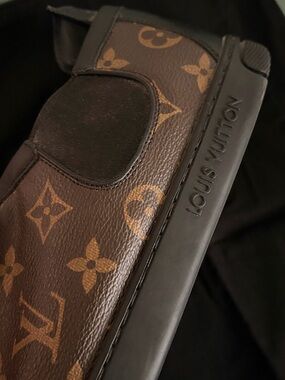 Louis Vuitton Brown Monogram Trainer with Black Trim